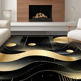 Glamorous Modern Textured Design(Black)