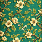 Ultra Soft Area Rug, Non Slip, Stain Resistant, Washable Area Rugs for Living Room, Bedroom, Boho Jungle Floral(Green)