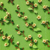 Ultra Soft Area Rug, Non Slip, Stain Resistant, Washable Area Rugs for Living Room, Bedroom, Floral Green Non-Slip Kitchen Decor(Green)