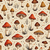 Ultra Soft Area Rug, Non Slip, Stain Resistant, Washable Area Rugs for Living Room, Bedroom, Memory Foam Mushroom Kitchen(Beige)