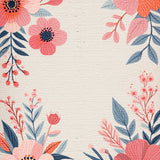 Ultra Soft Area Rug, Non Slip, Stain Resistant, Washable Area Rugs for Living Room, Bedroom, boho floral faux wool(Pink)
