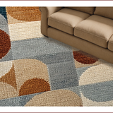 Ultra Soft Area Rug, Non Slip, Stain Resistant, Washable Area Rugs for Living Room, Bedroom, Contemporary Neutral Office Non-Shedding Abstract Rug(Beige)