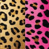 Ultra Soft Area Rug, Non Slip, Stain Resistant, Washable Area Rugs for Living Room, Bedroom, Soft Pink Leopard Print Bedroom Decor(Gold)