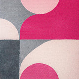 Ultra Soft Area Rug, Non Slip, Stain Resistant, Washable Area Rugs for Living Room, Bedroom, Modern Abstract Soft Pink Rug(Pink)