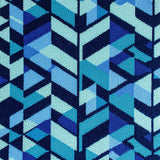 Ultra Soft Area Rug, Non Slip, Stain Resistant, Washable Area Rugs for Living Room, Bedroom, Turtle Geometric Poolside(Blue)