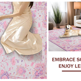 Elegant Playful Plush Accent(Ivory)