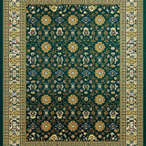 Ultra Soft Area Rug, Non Slip, Stain Resistant, Washable Area Rugs for Living Room, Bedroom, Velvet Islamic Prayer(Green)