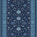 Ultra Soft Area Rug, Non Slip, Stain Resistant, Washable Area Rugs for Living Room, Bedroom, Soft Traditional Navy Blue Prayer Rug(Blue)