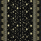 Ultra Soft Area Rug, Non Slip, Stain Resistant, Washable Area Rugs for Living Room, Bedroom, Boho Sun Moon Galaxy(Black)