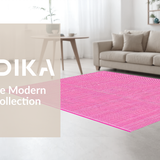 Lively Shaggy Pastel Contrast Style(Pink)