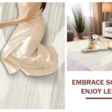 Contemporary Lattice Design in Ivory(Beige)