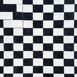 Ultra Soft Area Rug, Non Slip, Stain Resistant, Washable Area Rugs for Living Room, Bedroom, Modern Faux Wool Checkerboard(Black)