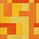 Ultra Soft Area Rug, Non Slip, Stain Resistant, Washable Area Rugs for Living Room, Bedroom, Boho Distressed Low Pile(Orange)