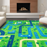 Bright Playful Interactive City Map(Green)