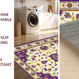 Lively Purple and Gold Graphic Flair(White)