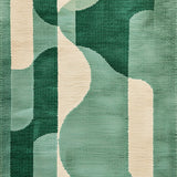 Ultra Soft Area Rug, Non Slip, Stain Resistant, Washable Area Rugs for Living Room, Bedroom, Modern Abstract Non-Slip Meditation Rug(Green)