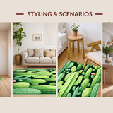 Stylish Colorful Succulent Themed Accents(Green)