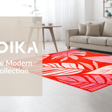 Tropical Abstract Leaf(Red)
