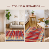 Artful Wavy Retro Elegance(Red)