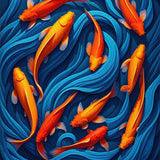 Ultra Soft Area Rug, Non Slip, Stain Resistant, Washable Area Rugs for Living Room, Bedroom, Fishing Theme Doormat(Blue)
