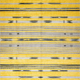 Ultra Soft Area Rug, Non Slip, Stain Resistant, Washable Area Rugs for Living Room, Bedroom, Geometric Boho High Traffic(Yellow)