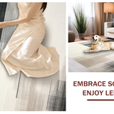 Ultra Soft Area Rug, Non Slip, Stain Resistant, Washable Area Rugs for Living Room, Bedroom, Sophisticated Artistic Linear Arrangement(Beige)