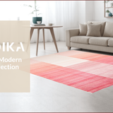 Ultra Soft Area Rug, Non Slip, Stain Resistant, Washable Area Rugs for Living Room, Bedroom, Minimalist Pastel Girls Bedroom Carpet(Pink)