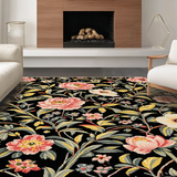 Lush Vintage Garden Aesthetic(Black)