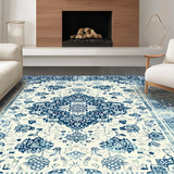Cozy Colorful Geometric Arrangement(White)