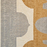 Ultra Soft Area Rug, Non Slip, Stain Resistant, Washable Area Rugs for Living Room, Bedroom, Antelope Print Oushak(Beige)