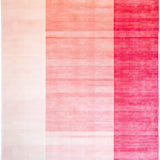Ultra Soft Area Rug, Non Slip, Stain Resistant, Washable Area Rugs for Living Room, Bedroom, ombre faux wool nursery(Pink)