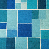 Ultra Soft Area Rug, Non Slip, Stain Resistant, Washable Area Rugs for Living Room, Bedroom, Farmhouse Striped Jute(Blue)