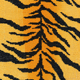 Ultra Soft Area Rug, Non Slip, Stain Resistant, Washable Area Rugs for Living Room, Bedroom, Chic Leopard Skin Plush Living Room(Orange)
