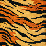 Ultra Soft Area Rug, Non Slip, Stain Resistant, Washable Area Rugs for Living Room, Bedroom, Faux Cowhide Animal Print(Orange)