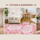 Chic Pastel Distressed Motif(Pink)