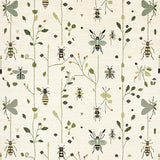 Ultra Soft Area Rug, Non Slip, Stain Resistant, Washable Area Rugs for Living Room, Bedroom, Insect Print Low Pile(Ivory)