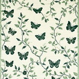 Ultra Soft Area Rug, Non Slip, Stain Resistant, Washable Area Rugs for Living Room, Bedroom, vintage insect print(Ivory)