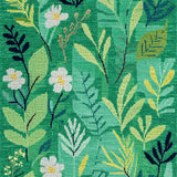 Ultra Soft Area Rug, Non Slip, Stain Resistant, Washable Area Rugs for Living Room, Bedroom, Boho Floral Insect(Green)