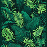 Ultra Soft Area Rug, Non Slip, Stain Resistant, Washable Area Rugs for Living Room, Bedroom, Jungle Print Ultra-Thin(Green)