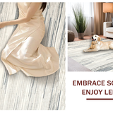 Chic Creamy Striped Aesthetic(Gray)