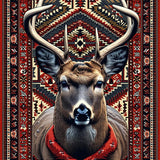Ultra Soft Area Rug, Non Slip, Stain Resistant, Washable Area Rugs for Living Room, Bedroom, Faux Deer Cowhide(Red)