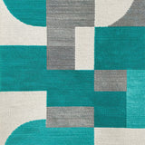 Ultra Soft Area Rug, Non Slip, Stain Resistant, Washable Area Rugs for Living Room, Bedroom, Abstract Serenity Meditation Haven(Green)