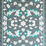 Ultra Soft Area Rug, Non Slip, Stain Resistant, Washable Area Rugs for Living Room, Bedroom, Contemporary Floral Modern(Gray)