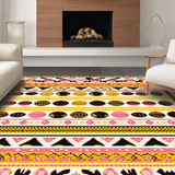 Ultra Soft Area Rug, Non Slip, Stain Resistant, Washable Area Rugs for Living Room, Bedroom, Crisp Elegant Striped Arrangement(Pink)