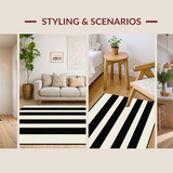 Urban Modern Aesthetic Stripes(Black)