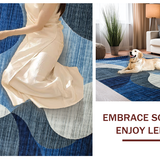 Sophisticated Tiled Minimalist Aesthetic(Blue)