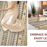 Vibrant Geometric Earth Tone Arrangement(Gray)