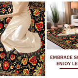 Lively Tropical Floral Fusion(Black)