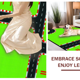 Interactive Racing Scene Illustration(Green)