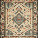 Ultra Soft Area Rug, Non Slip, Stain Resistant, Washable Area Rugs for Living Room, Bedroom, Western Rubber Backing(Beige)